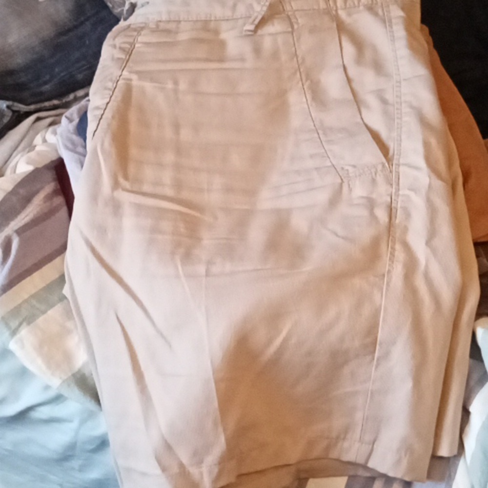 G style raw khaki shorts button fly with orange buttons very stylish shorts 🔥🔥